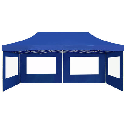 vidaXL Party Tent | Blue | Aluminium alloy, Oxford fabric with PVC coating