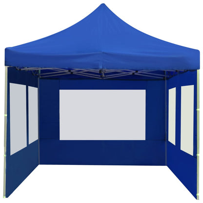 vidaXL Party Tent | Blue | Aluminium alloy, Oxford fabric with PVC coating