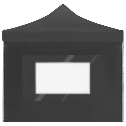 vidaXL Professional Folding Party Tent with Walls Aluminium 6x3 m Anthracite