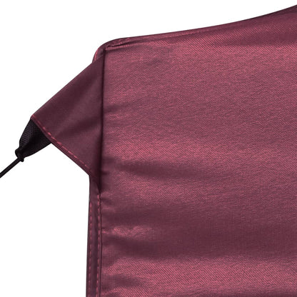vidaXL Professional Folding Party Tent with Walls Aluminium 6x3 m Wine Red
