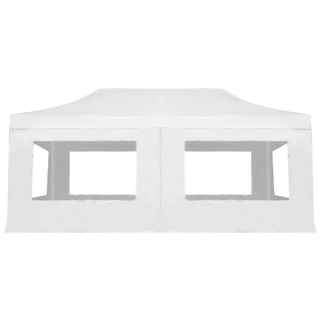 vidaXL Professional Folding Party Tent with Walls Aluminium 6x3 m White
