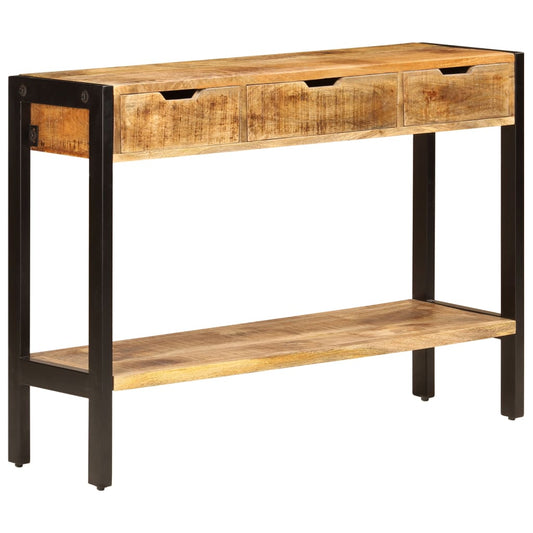 vidaXL Sideboard | Brown | Solid mango wood, powder-coated steel | Medium