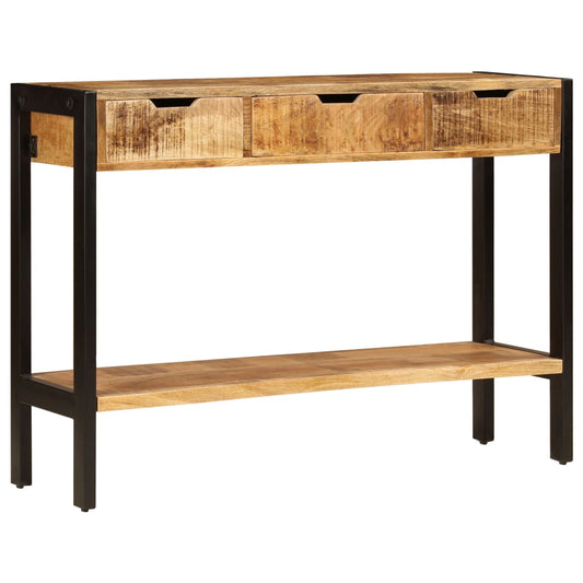 vidaXL Sideboard | Brown | Solid mango wood, powder-coated steel | Medium