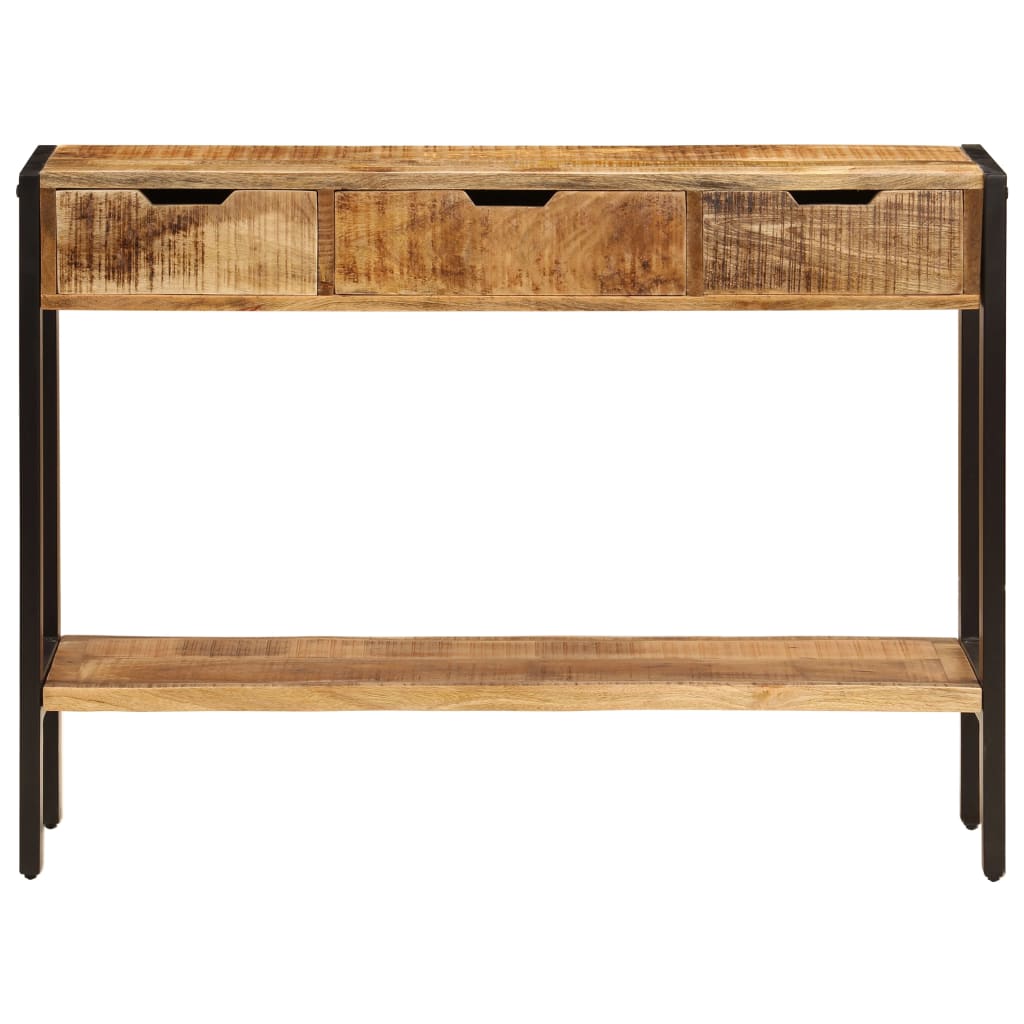 vidaXL Sideboard | Brown | Solid mango wood, powder-coated steel | Medium