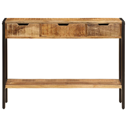vidaXL Sideboard | Brown | Solid mango wood, powder-coated steel | Medium