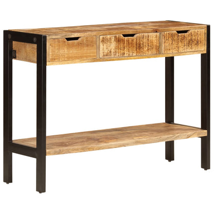 vidaXL Sideboard | Brown | Solid mango wood, powder-coated steel | Medium
