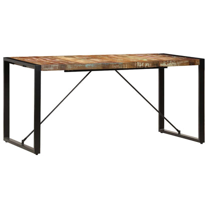 247418 vidaXL Dining Table 160x80x75 cm Solid Reclaimed Wood