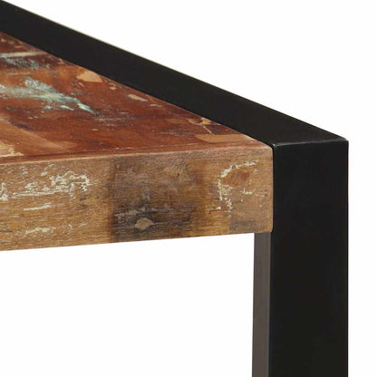 247418 vidaXL Dining Table 160x80x75 cm Solid Reclaimed Wood