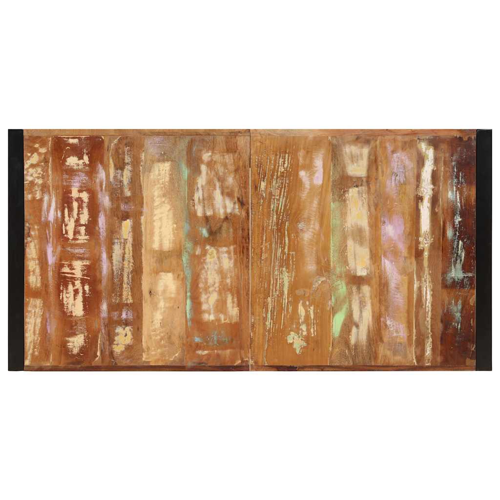 247418 vidaXL Dining Table 160x80x75 cm Solid Reclaimed Wood