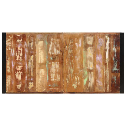 247418 vidaXL Dining Table 160x80x75 cm Solid Reclaimed Wood