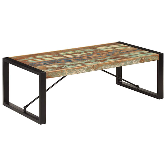 247425 vidaXL Coffee Table 120x60x40 cm Solid Reclaimed Wood