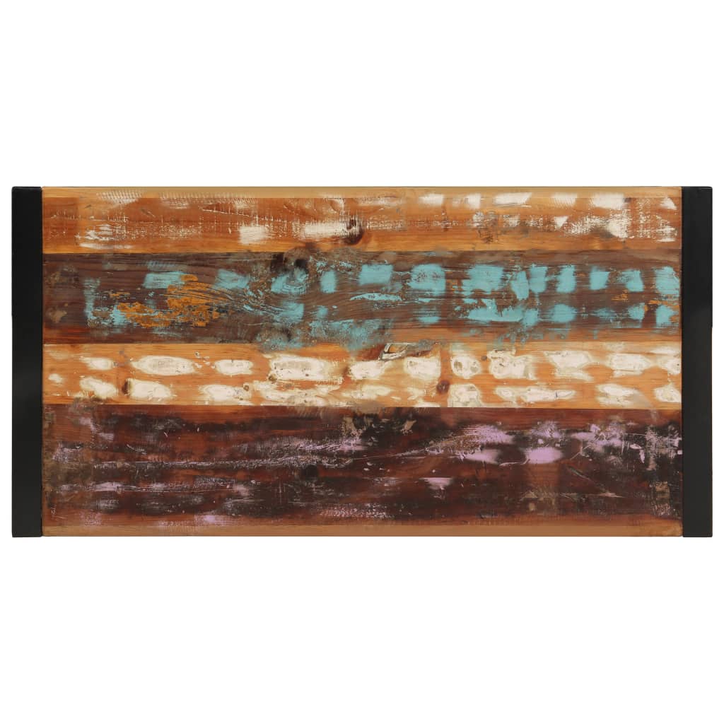 vidaXL Coffee Table | Multicolour | Solid Reclaimed Wood | 120 cm long | Durable