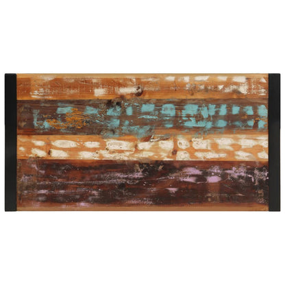vidaXL Coffee Table | Multicolour | Solid Reclaimed Wood | 120 cm long | Durable