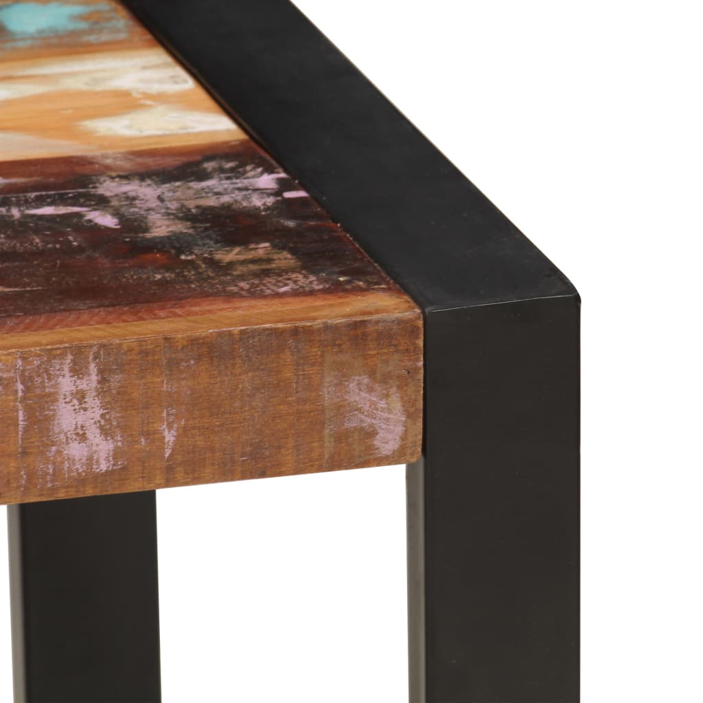 vidaXL Coffee Table | Multicolour | Solid Reclaimed Wood | 120 cm long | Durable