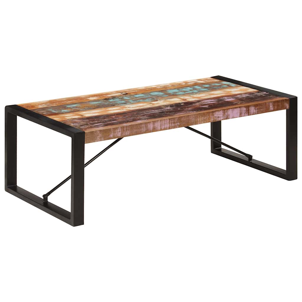 247425 vidaXL Coffee Table 120x60x40 cm Solid Reclaimed Wood