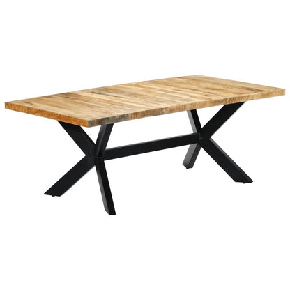 vidaXL Dining Table 200x100x75 cm Solid Mango Wood