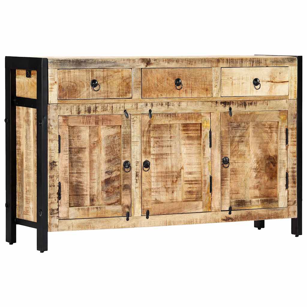 vidaXL Sideboard 120x35x76 cm Solid Mango Wood
