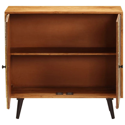 vidaXL Sideboard | Honey finish with colourful decorative panels