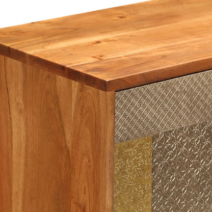 vidaXL Sideboard | Honey finish with colourful decorative panels