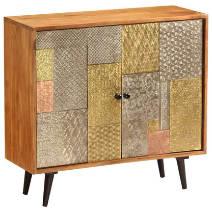 247683 vidaXL Sideboard 80x30x75 cm Solid Acacia Wood