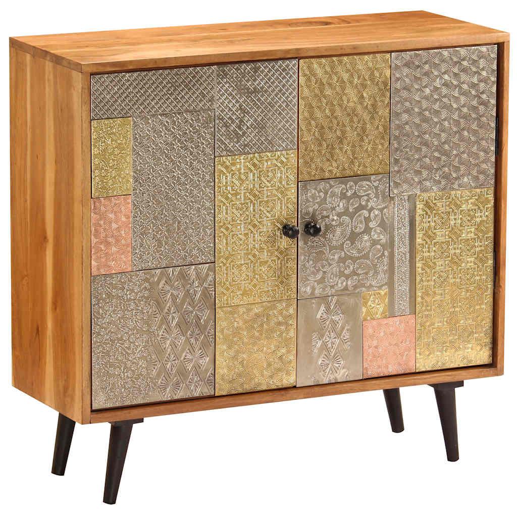 247683 vidaXL Sideboard 80x30x75 cm Solid Acacia Wood