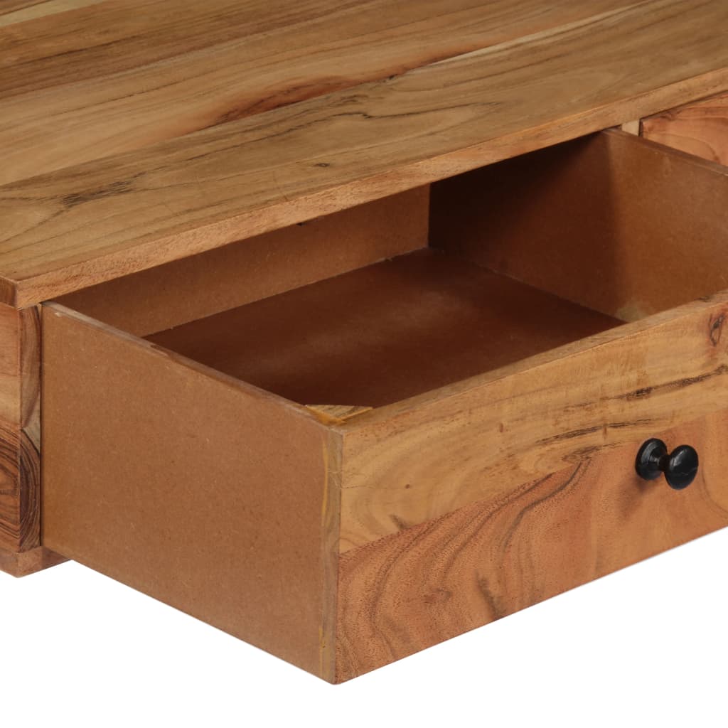 vidaXL Wall Desk 90x40x170 cm Solid Acacia Wood