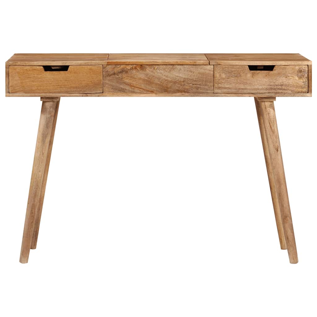 247700 vidaXL Dressing Table 112x45x76 cm Solid Mango Wood