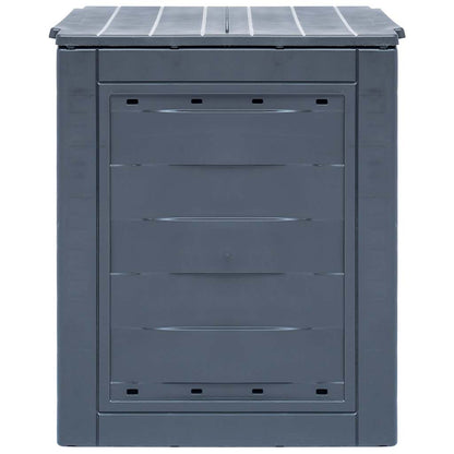vidaXL Garden Composter Grey 60x60x73 cm 260 L