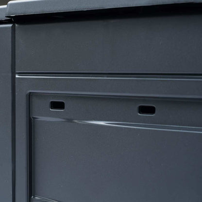 vidaXL Garden Composter Grey 60x60x73 cm 260 L