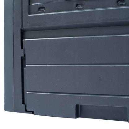 vidaXL Garden Composter Grey 60x60x73 cm 260 L