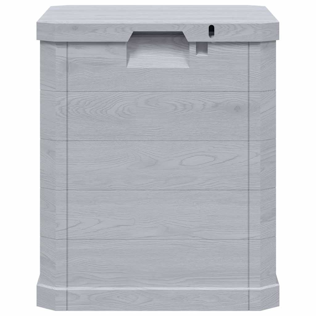 vidaXL Garden Storage Box 90 L Light Grey