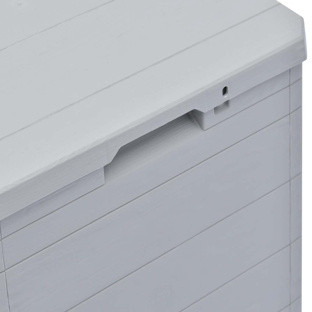 vidaXL Garden Storage Box 90 L Light Grey