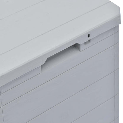 vidaXL Garden Storage Box 90 L Light Grey
