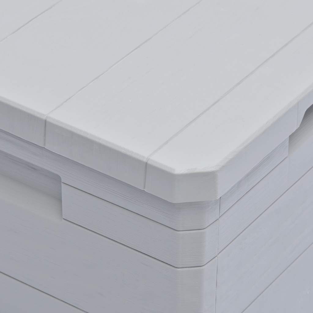 vidaXL Garden Storage Box 90 L Light Grey