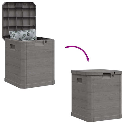 vidaXL Garden Storage Box 90 L Brown