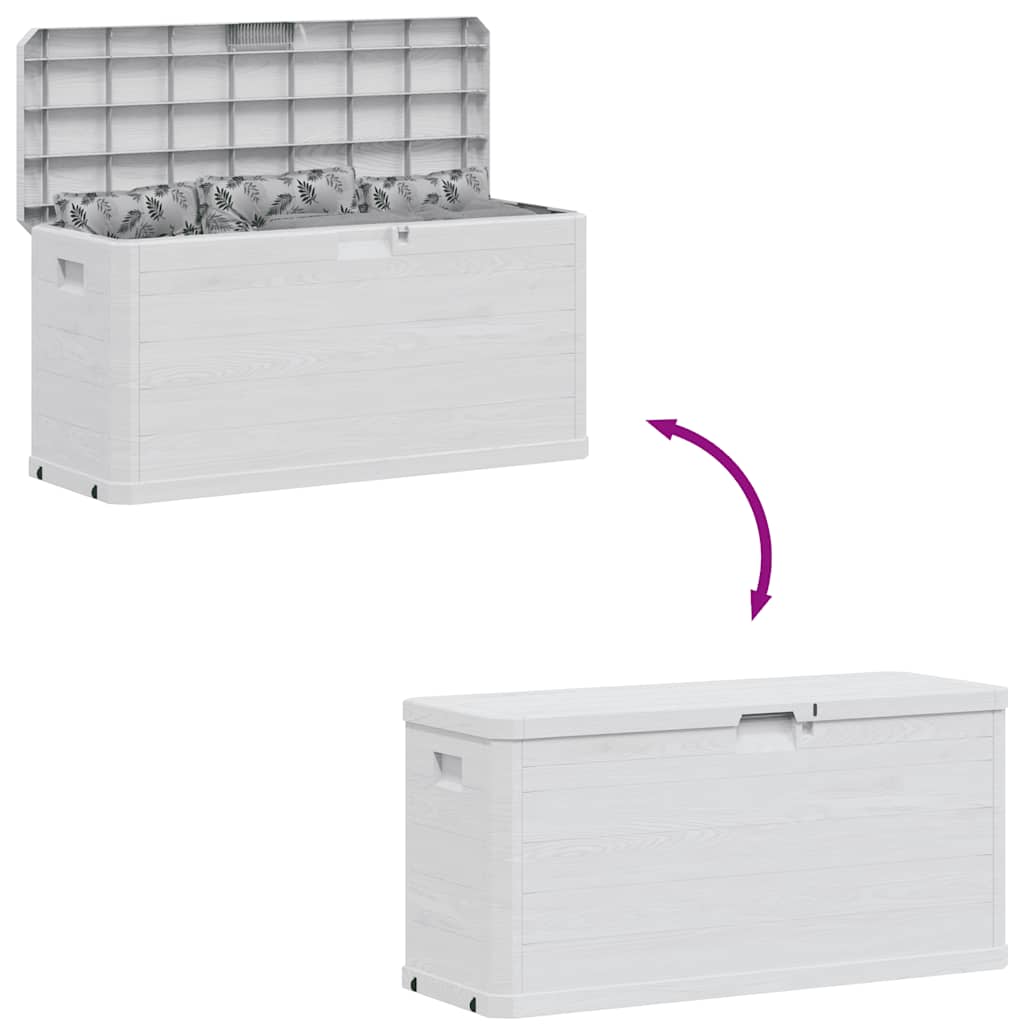 vidaXL Garden Storage Box 280 L Light Grey