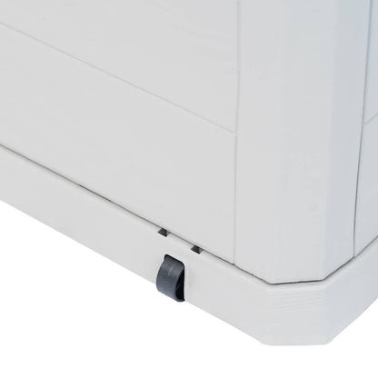 vidaXL Garden Storage Box 280 L Light Grey