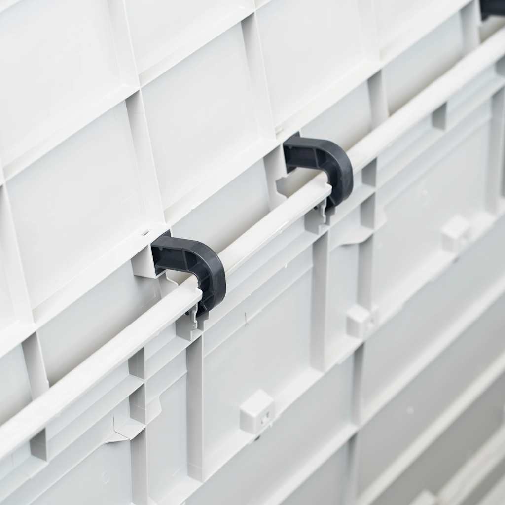 vidaXL Garden Storage Box 280 L Light Grey