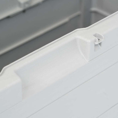 vidaXL Garden Storage Box 280 L Light Grey