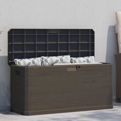 45687 vidaXL Garden Storage Box 280 L Brown