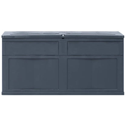 vidaXL Garden Storage Box 320 L Black