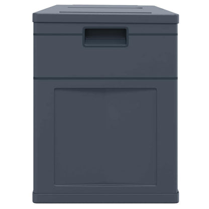 vidaXL Garden Storage Box 320 L Black