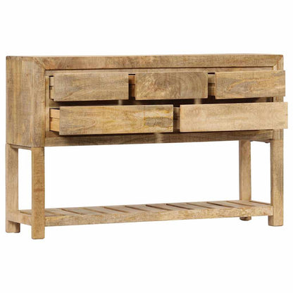 247479 vidaXL Sideboard 120x30x75 cm Solid Mango Wood