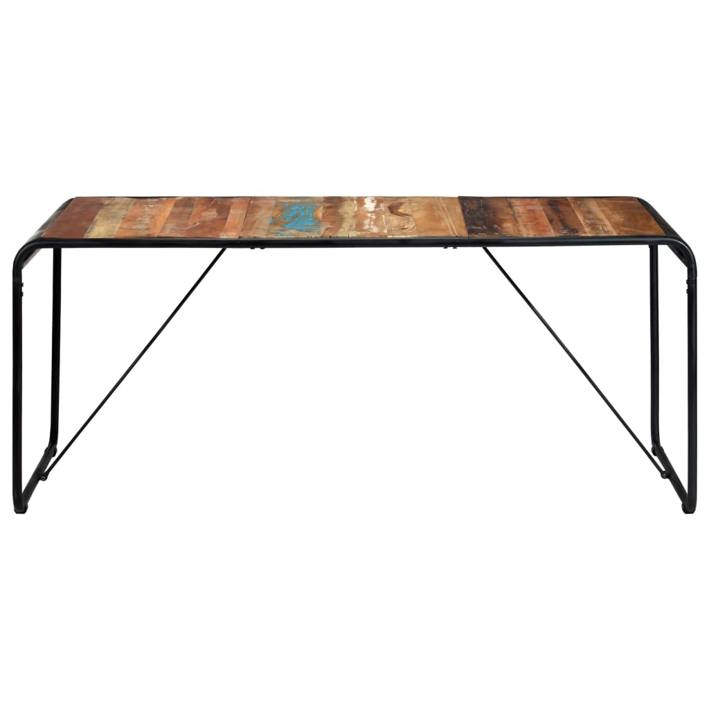 vidaXL Dining Table 180x90x76 cm Solid Reclaimed Wood