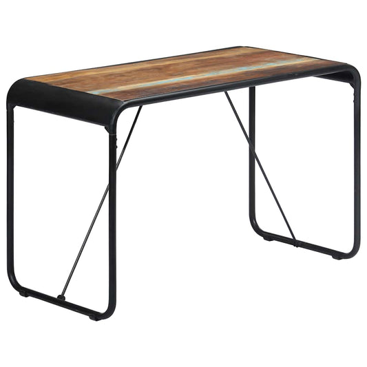 247864 vidaXL Dining Table 118x60x76 cm Solid Reclaimed Wood