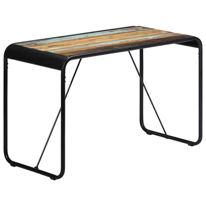 247864 vidaXL Dining Table 118x60x76 cm Solid Reclaimed Wood