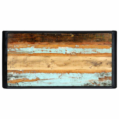 247864 vidaXL Dining Table 118x60x76 cm Solid Reclaimed Wood
