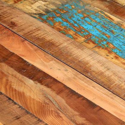 247864 vidaXL Dining Table 118x60x76 cm Solid Reclaimed Wood
