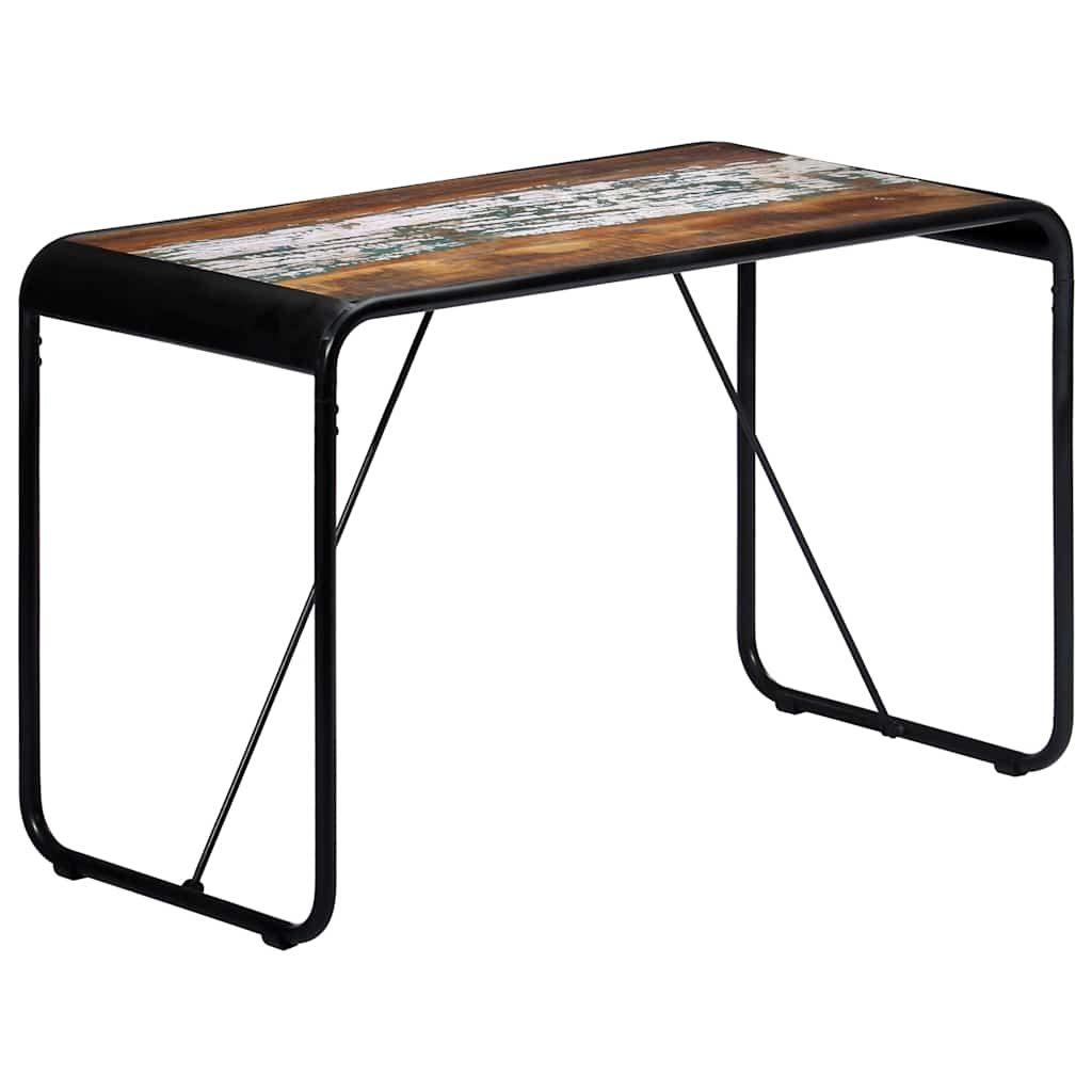 247864 vidaXL Dining Table 118x60x76 cm Solid Reclaimed Wood