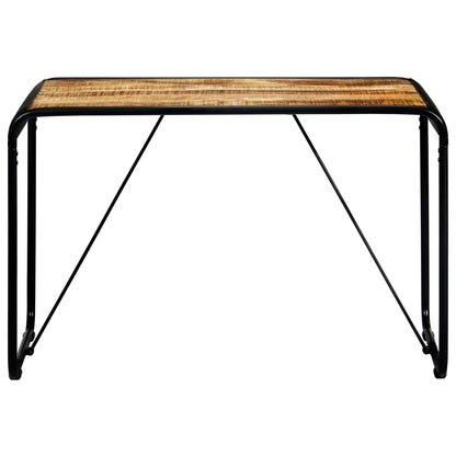 vidaXL Dining Table 118x60x76 cm Solid Rough Mango Wood
